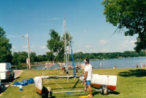 Mast Raising Demo - Step #2